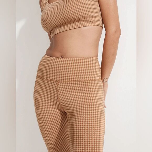 Madewell Make Weekends Longer MWL Flex High-Rise 25" Leggings in Check - Picture 4 of 16